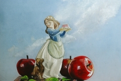 Apples with Figurine